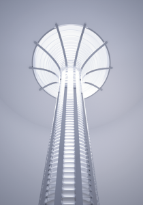 Lightway Empire Crystal Glass column