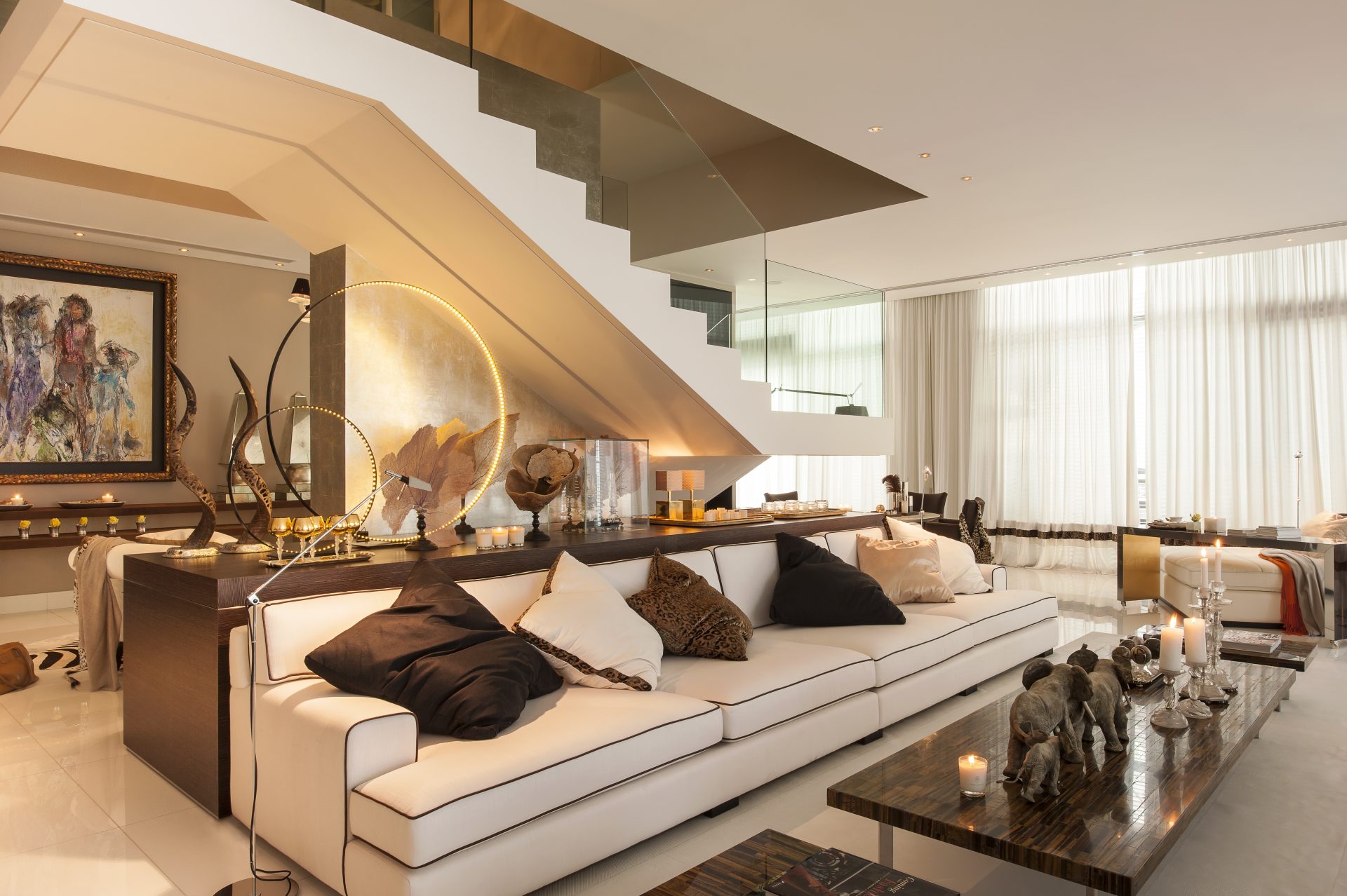 An African Penthouse . Angola . Africa - The Art of Design Magazine - Luxury Penthouse Decorating With African Wood
